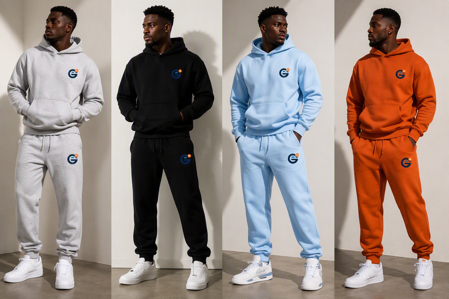 Joggers plus hoodie set