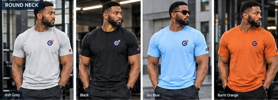 Classic Tshirts (Round Neck, V-Neck, Oversized)