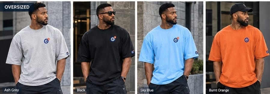 Classic Tshirts (Round Neck, V-Neck, Oversized)